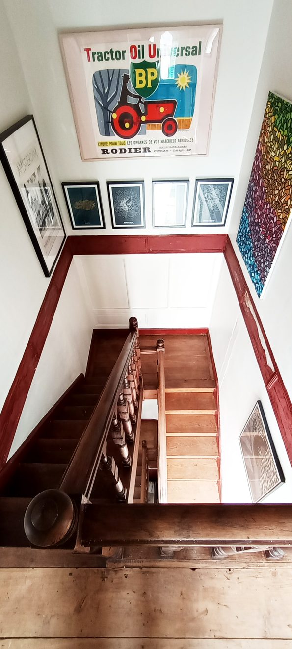 Chambres Moulin Neuf - staircase